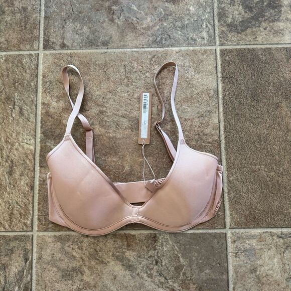 Skims Weightless Scoop Bra Clay Size 32C - Picture 4 of 11